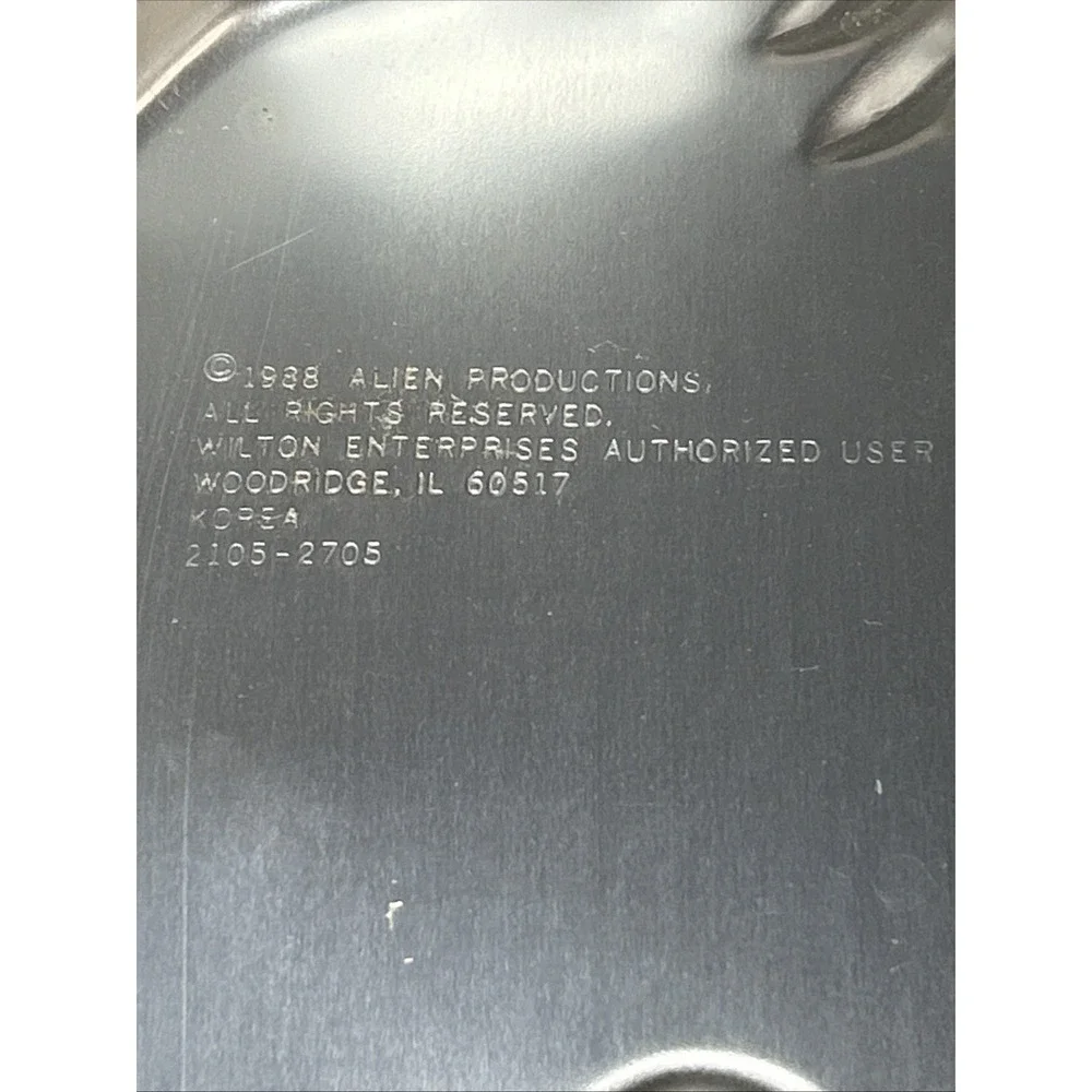 Vintage 1988 Wilton ALF Cake‎ Pan Happy Birthday Kiddo Aluminum W/ Face & Liner